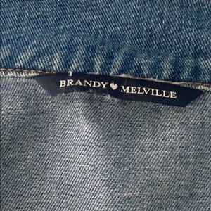 rare brandy melville jean jacket